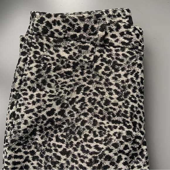 BANANA REPUBLIC MID-RISE SLOAN PANT METALLIC ANIMAL PRINT / SKINNY / STRETCH 6P - Picture 4 of 7